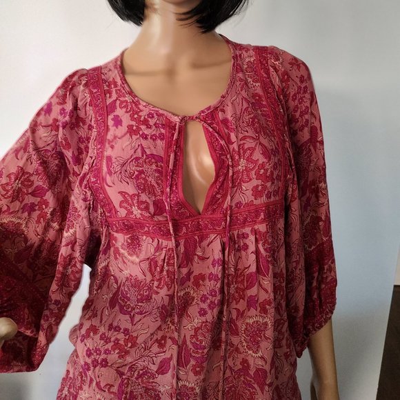 Rachel Zoe Tops - Rachel Zoe Women's Blouse Pink, Floral Size L